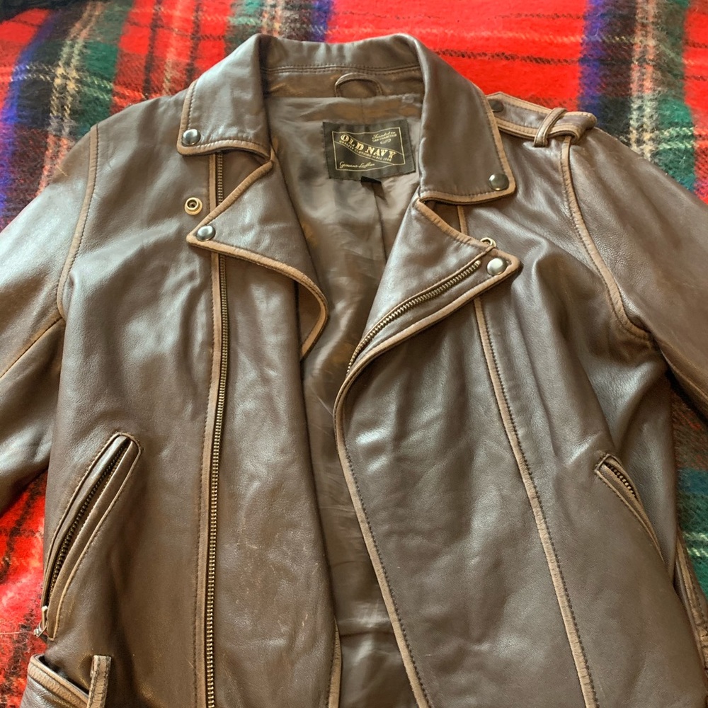 Genuine Leather Old Navy jacket